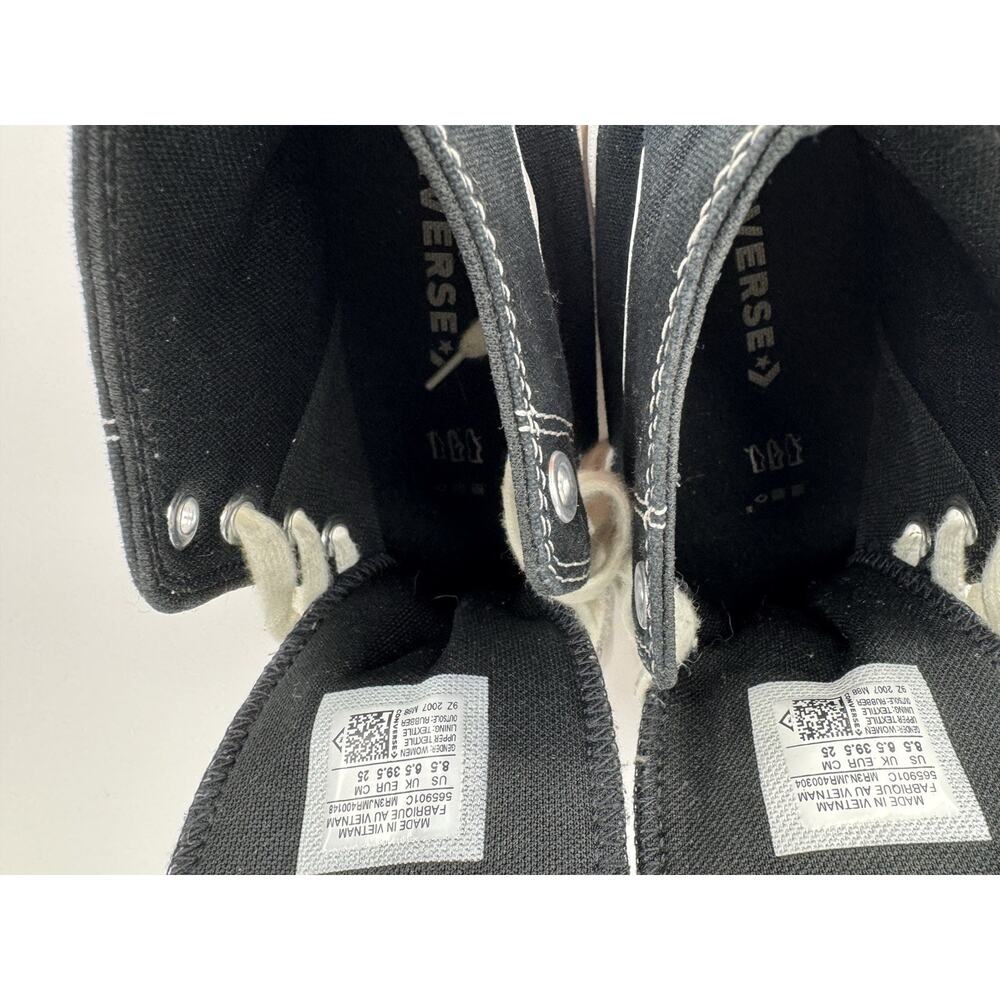 Converse Chuck Taylor All Star Lugged High Top Canvas Womens Sneakers 8.5 Black - Picture 12 of 14
